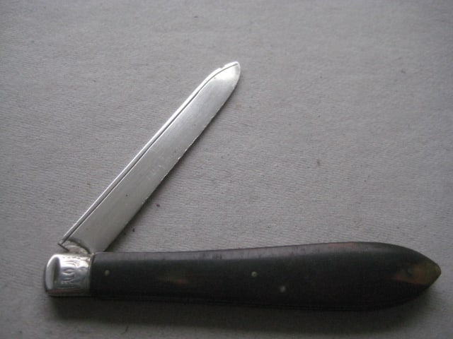 Victorian Silver Bladed Folding Fruit Knife, Sheffield 1896 - 2