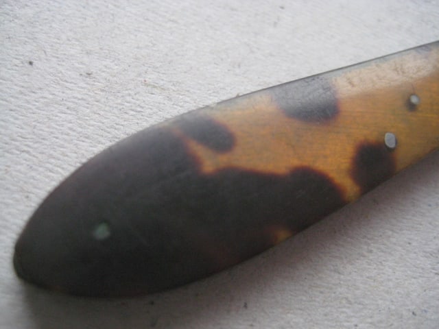 Victorian Silver Bladed Folding Fruit Knife, Sheffield 1896 - 3