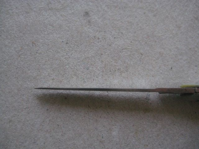 Antique Mother of Pearl Hafted Quill Bladed Penknife, c1900 - 7