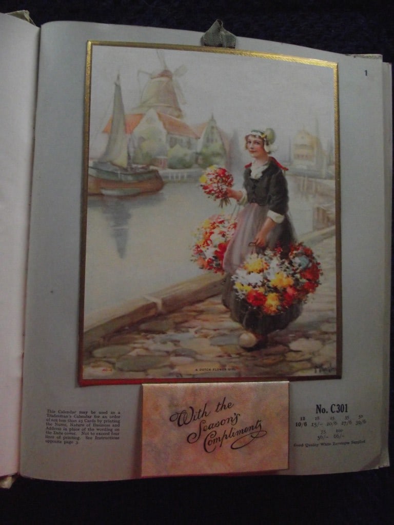 1936 Greeting Card and Calendar Sample Book - The Royal Art Private Christmas Greeting Cards - 2