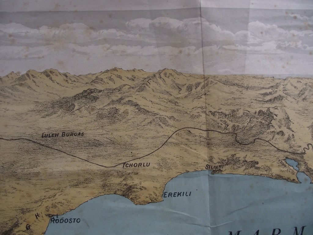 Illustrated London News 1878 - Sea of Marmora Map Showing The Positions of The British Fleet - 12