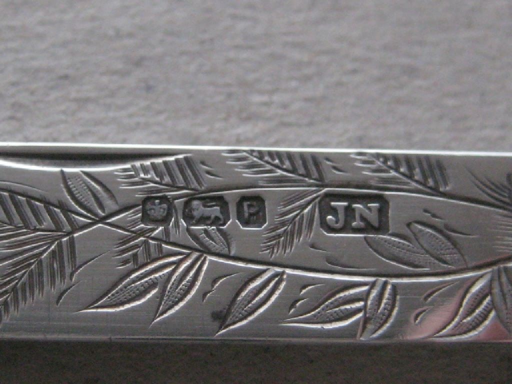 Rare Victorian Silver Bladed Folding Fruit Knife, Sheffield 1882 - 5