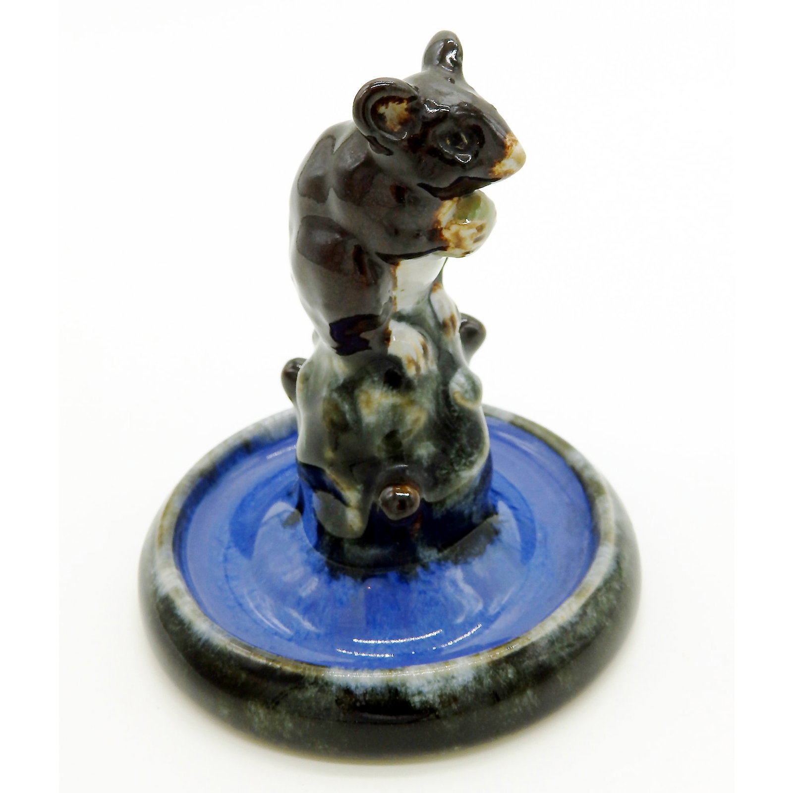 A Charming & Good Royal Doulton Lambeth Pottery Mouse Bibelot Sculpture C.1920's - 2