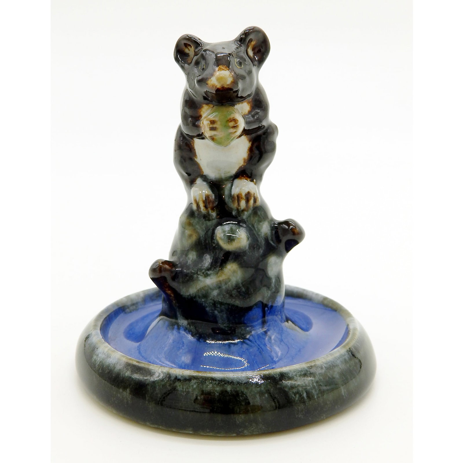 A Charming & Good Royal Doulton Lambeth Pottery Mouse Bibelot Sculpture C.1920's - 4