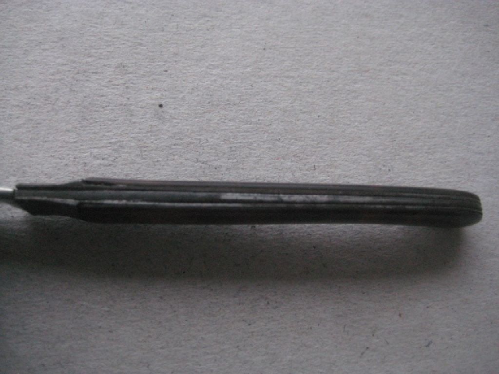 Rare George III Scimitar Silver Bladed Folding Fruit Knife - 5