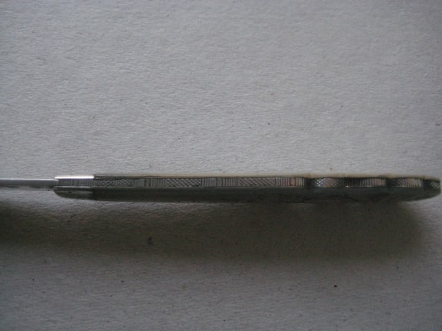 Victorian Mother of Pearl Hafted Silver Bladed Folding Fruit Knife, Sheffield 1876 - 8