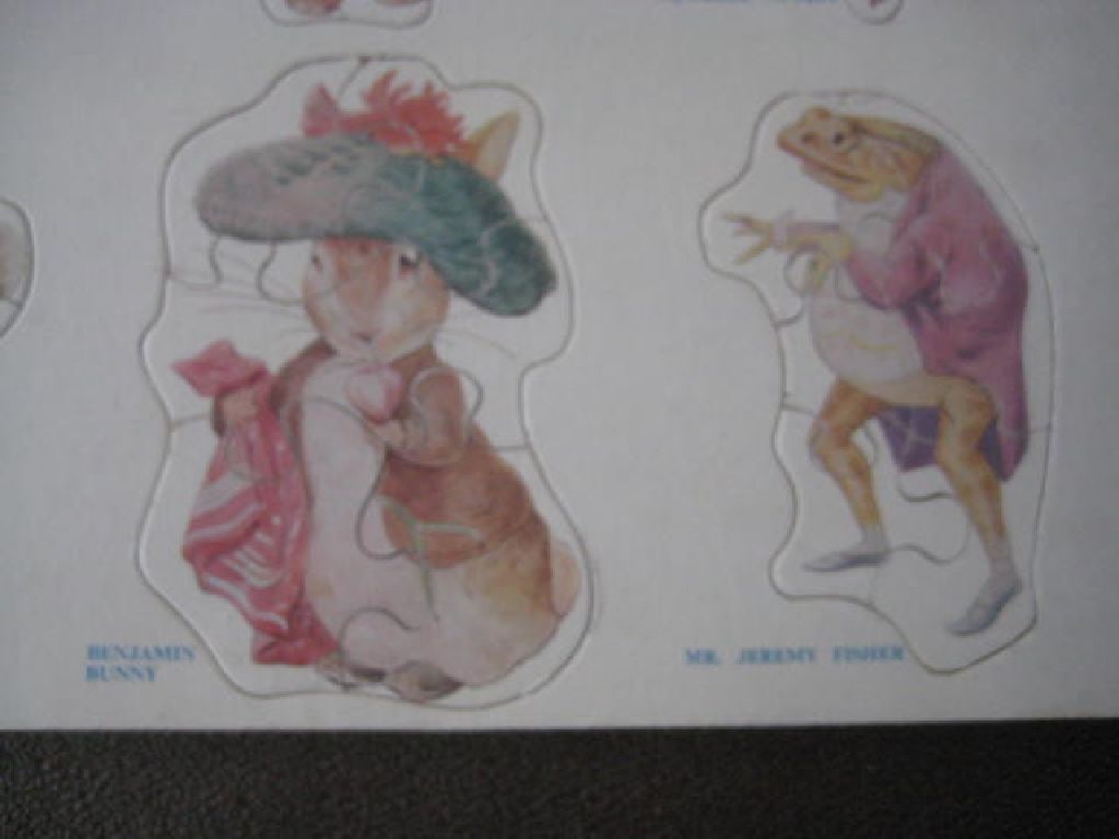 Vintage Peter Rabbit Children's Wooden Jigsaw - 2