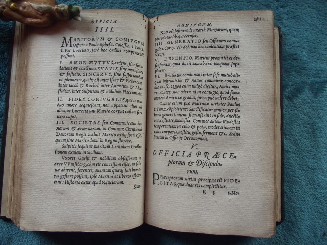 Regulae Vitae, Virtutum Descriptiones Methodicae - David Chytraeus - Published By Witebergae 1565 - 15