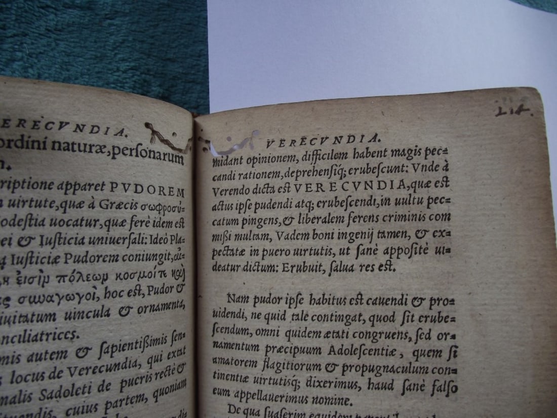 Regulae Vitae, Virtutum Descriptiones Methodicae - David Chytraeus - Published By Witebergae 1565 - 18