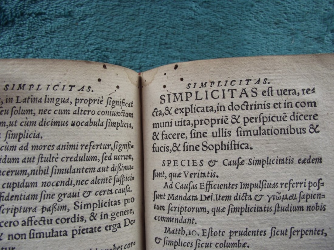 Regulae Vitae, Virtutum Descriptiones Methodicae - David Chytraeus - Published By Witebergae 1565 - 19