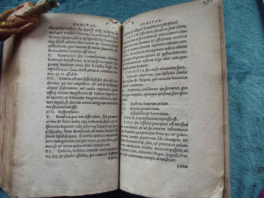 Regulae Vitae, Virtutum Descriptiones Methodicae - David Chytraeus - Published By Witebergae 1565 - 20