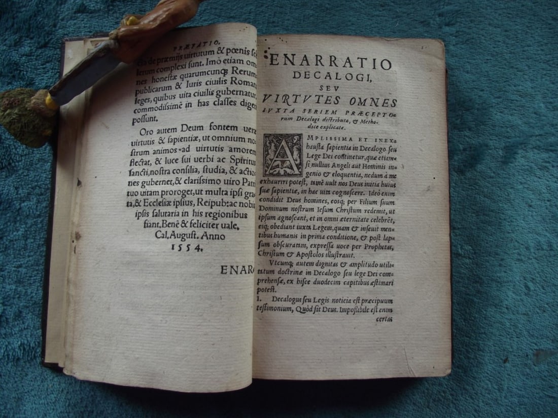 Regulae Vitae, Virtutum Descriptiones Methodicae - David Chytraeus - Published By Witebergae 1565 - 8