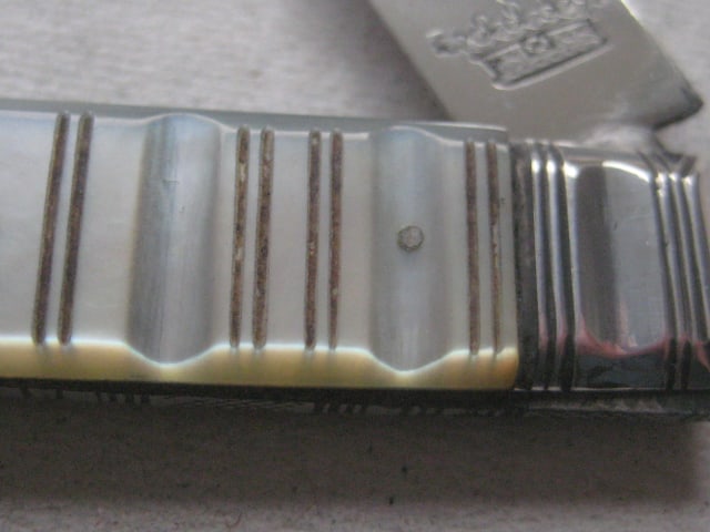 Victorian Cased Matching Silver Bladed Folding Fruit Knife and Fork - 13