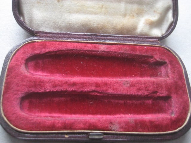 Victorian Cased Matching Silver Bladed Folding Fruit Knife and Fork - 3