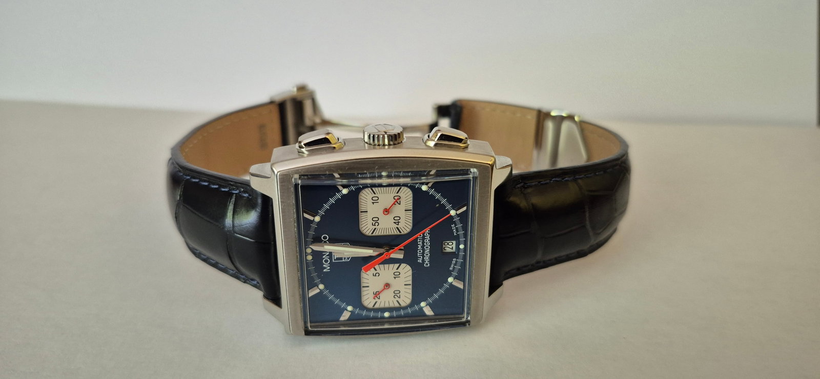 TAG Heuer Monaco Chronograph CW2113.BA0780 Steve McQueen Men's Watch Blue Dial - 2