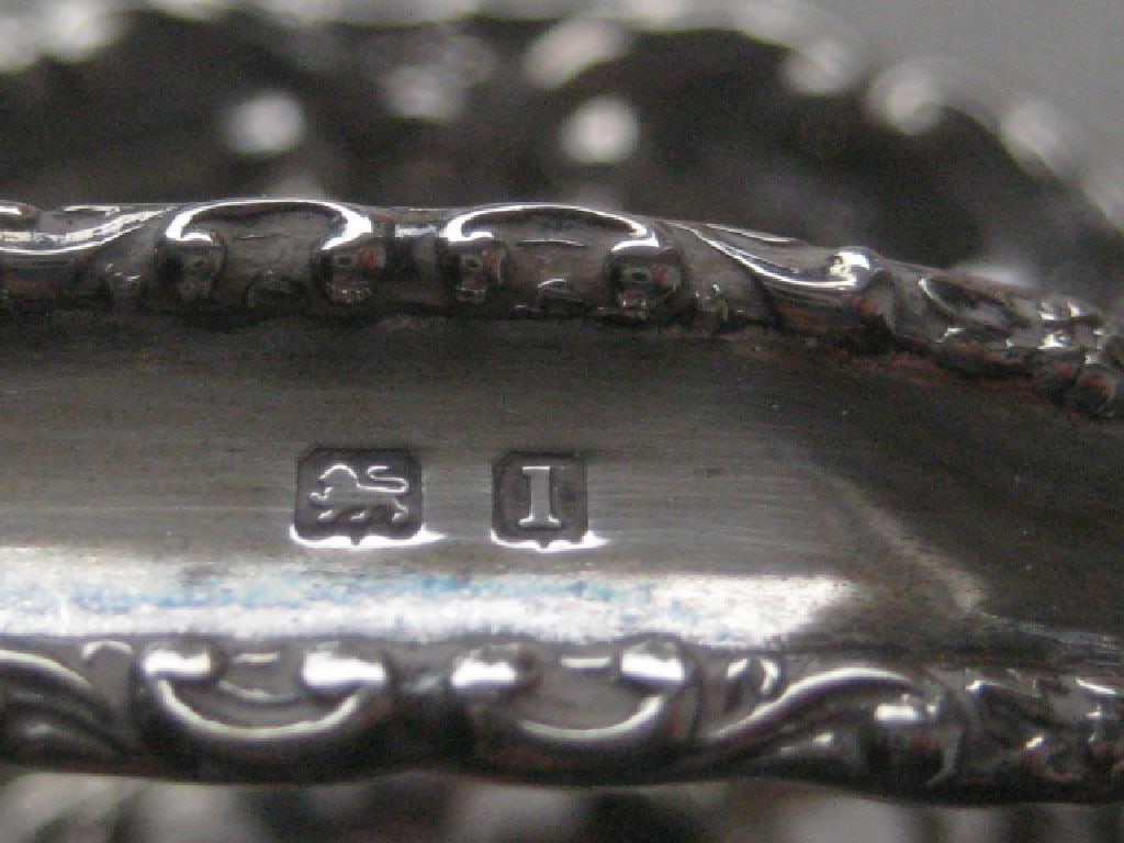 Antique Silver Sweetmeat Basket, Birmingham 1910 - 3
