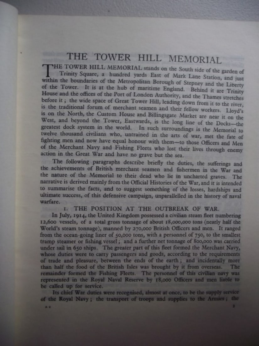 Memorial Register of The Mercantile Marine Memorial Tower Hill, London 1928 - Complete - 7