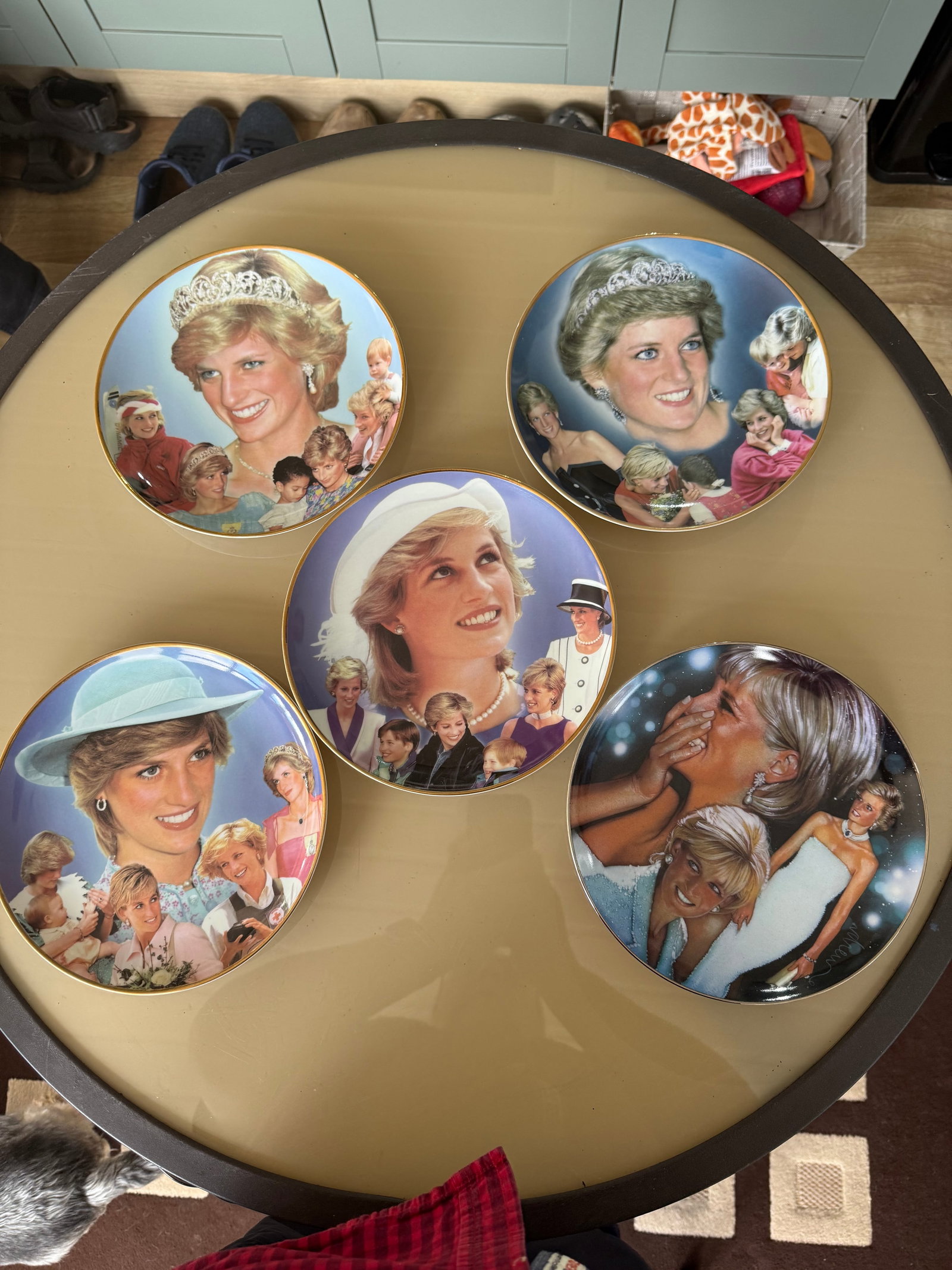 Set of Diana Plates: Title: Set of Diana Plates Description: Set of 5 Diana plates Excellent condition Condition: New Delivery option: Collection & Delivery Location: PE14 Category: Antiques