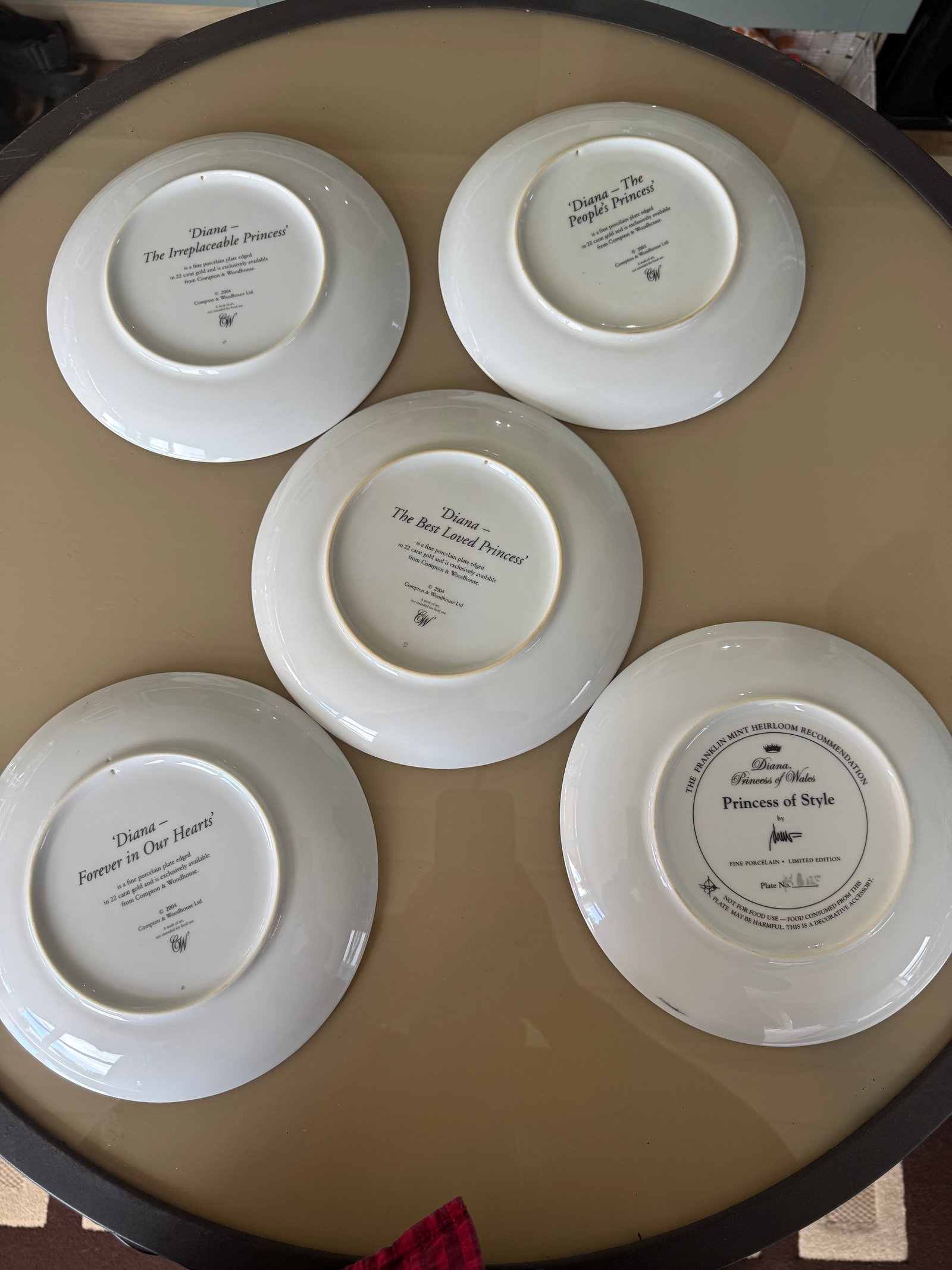 Set of Diana Plates - 2