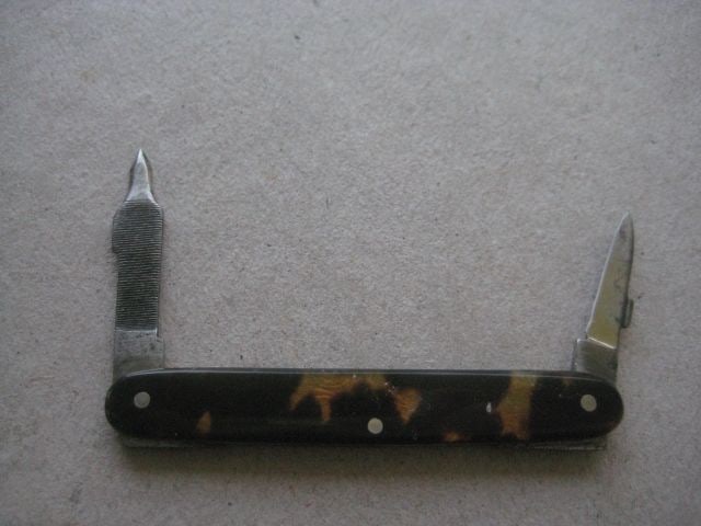 Antique Twin Bladed Penknife, c1900 - 2