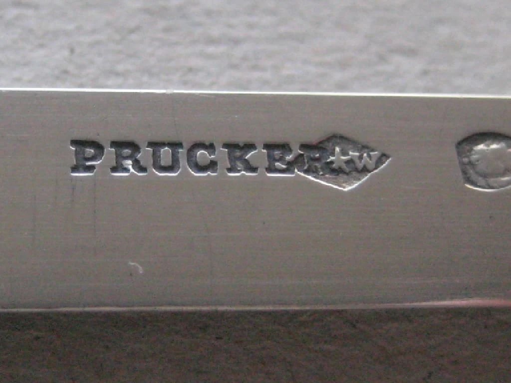 Rare French Silver Bladed Folding Fruit Knife - 10