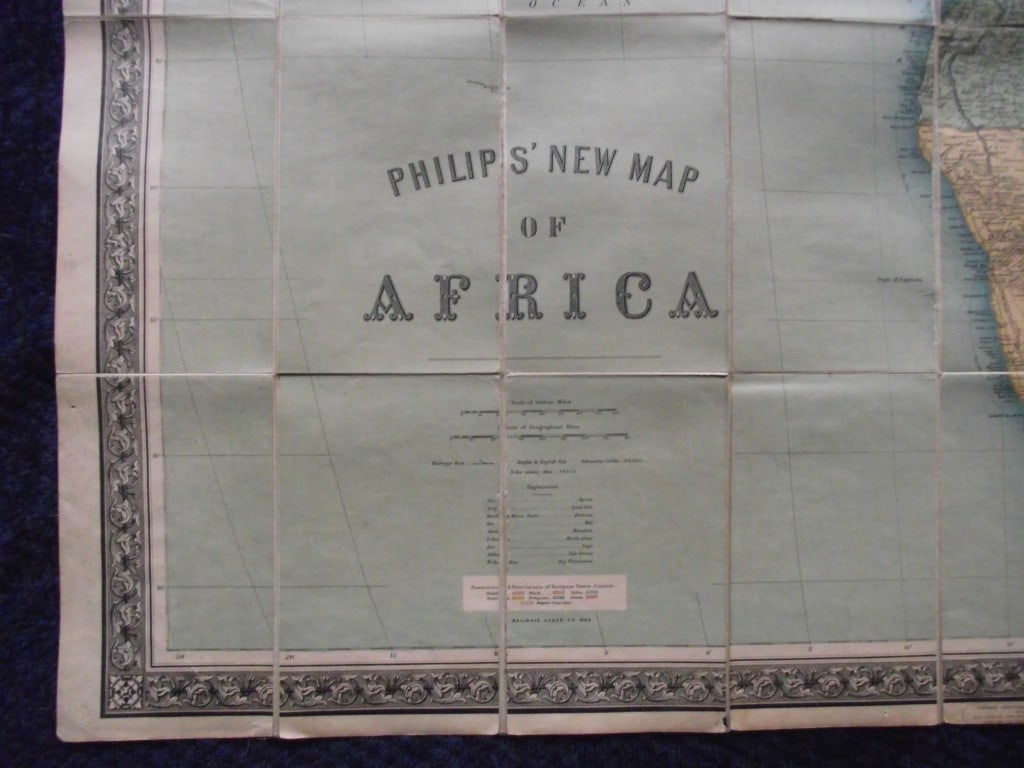 Philips’ New Map of Africa - London and Liverpool - George Philip & Son - Circa 1899 - 15
