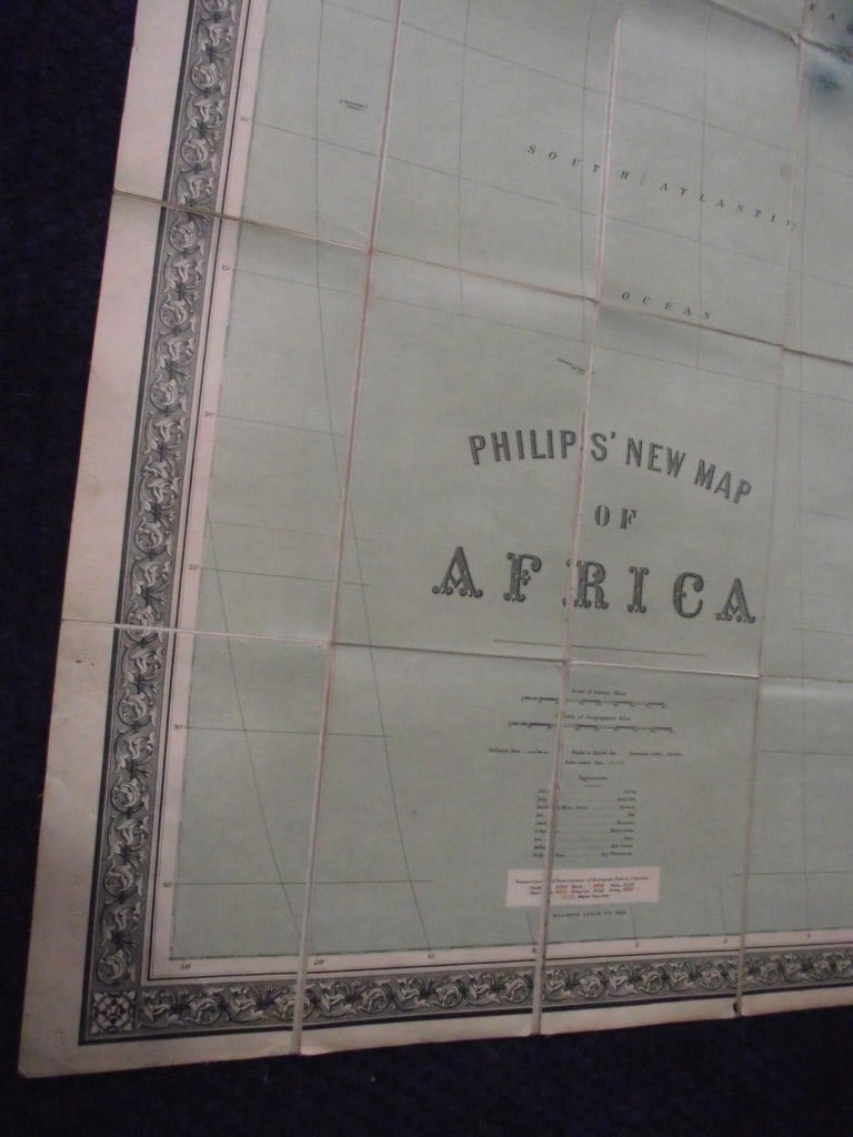 Philips’ New Map of Africa - London and Liverpool - George Philip & Son - Circa 1899 - 9