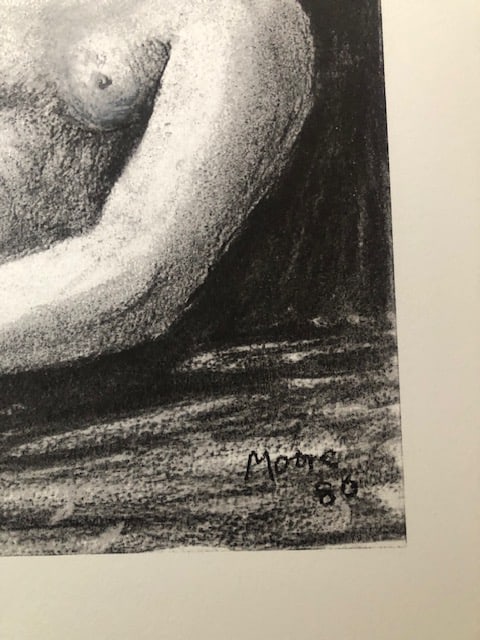 Henry Moore (1898-1986) Rare Lithograph 1983. - 3