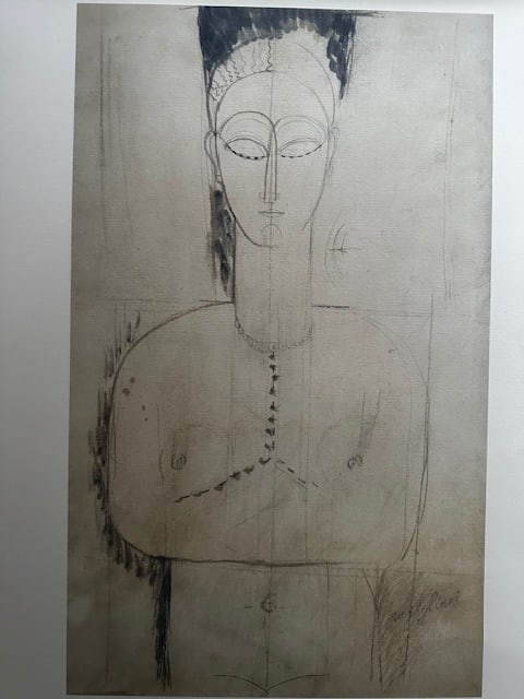 Modigliani. Rare Lithograph 1989 - 2