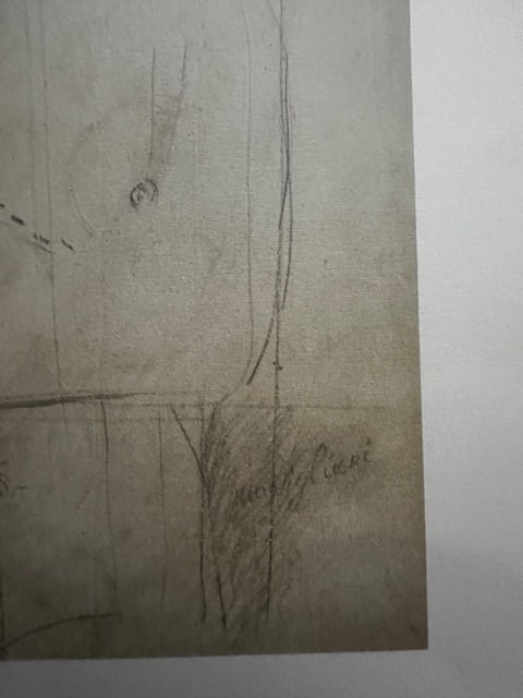 Modigliani. Rare Lithograph 1989 - 3