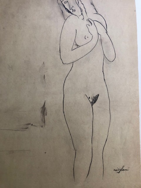 Modigliani Lithograph 1989. - 2