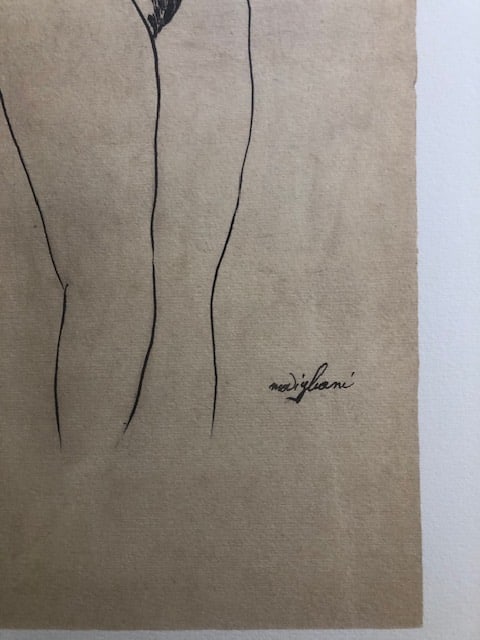Modigliani Lithograph 1989. - 3
