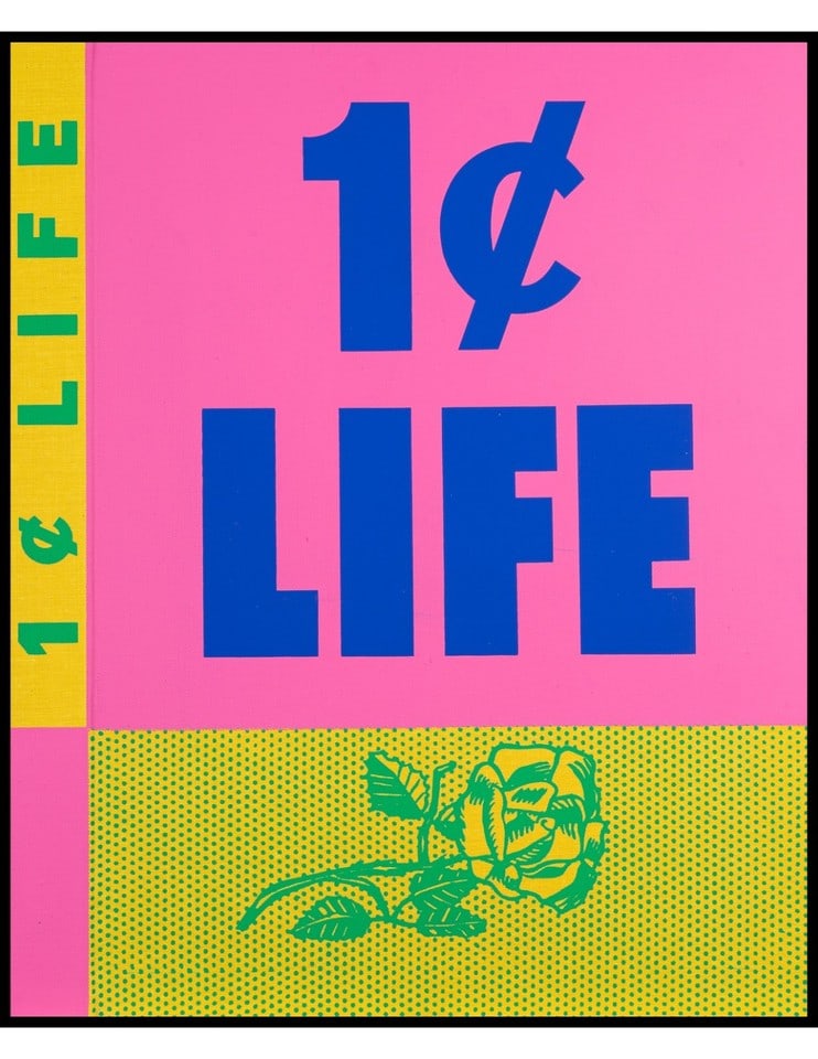 Roy Lichtenstein Original Screenpprint Hard Cover For One Cent Life 1964 (1 of 1)