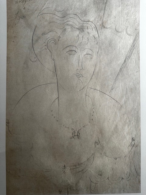 Modigliani. Rare Lithograph. 1989 - 2