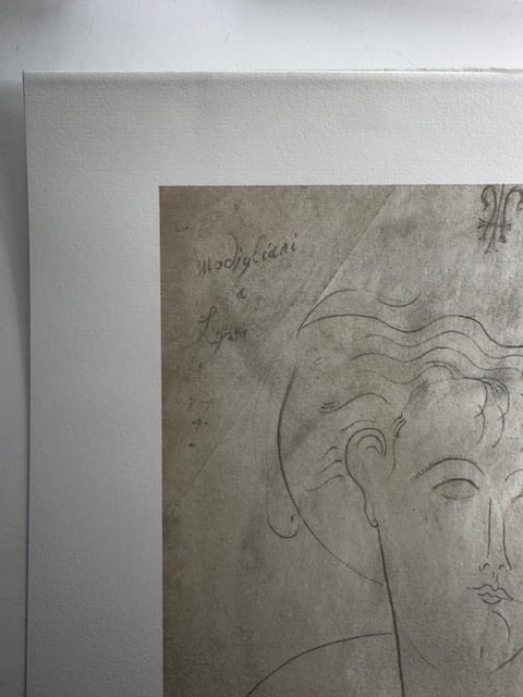 Modigliani. Rare Lithograph. 1989 - 3
