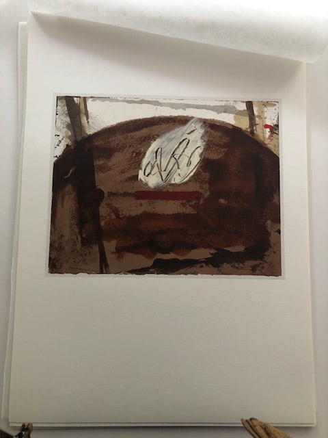 Antoni Tapies (1923-2012) Rare Lithograph 1988 - 2