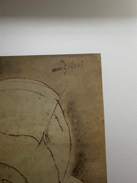 Modigliani. Rare Lithograph 1989 - 3
