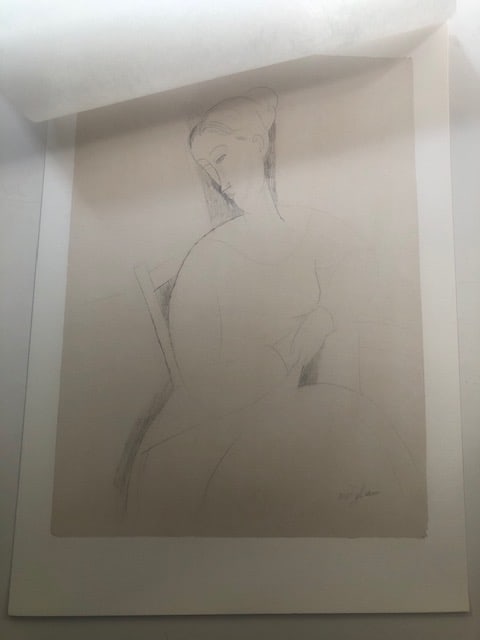 Seven (7) Lithographs After Modigliani 1980 - 6