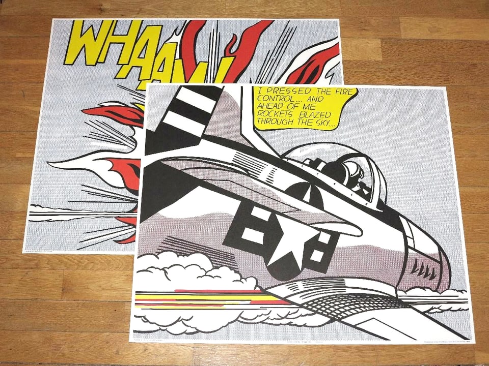 Roy Lichtenstein Diptych 'WHAAM' (1 of 5)