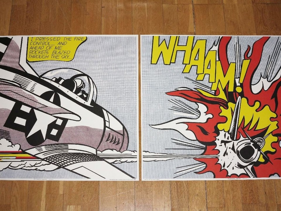 Roy Lichtenstein Diptych 'WHAAM' - 2