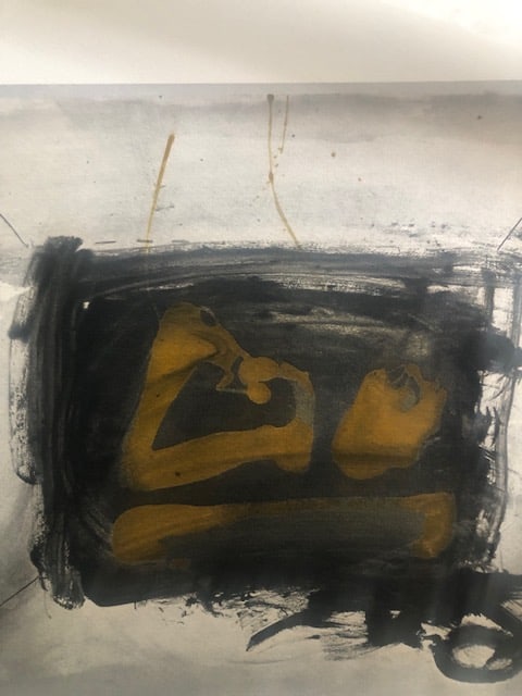 Two Lithographs After Antoni Tapies 1981 - 2