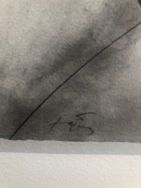 Two Lithographs After Antoni Tapies 1981 - 3