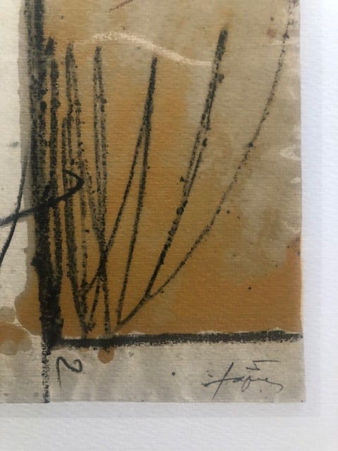 Two Lithographs After Antoni Tapies 1981 - 5