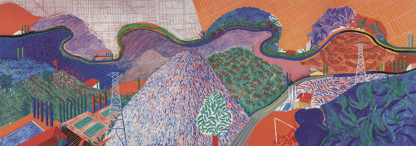 David Hockney 'Mullholland Drive; The Road To The Studio' 2021 Certificate of Provenance - 2