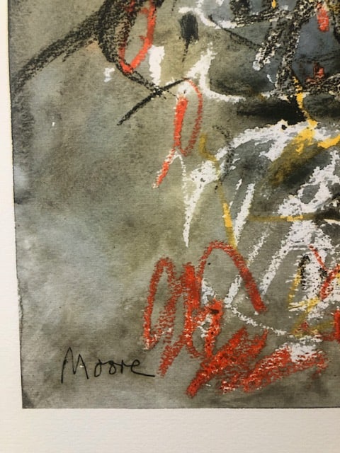 Henry Noore. 1981 Coloured Lithograph 'Head of Alice' Published By Seat Edizioni In 1983. (1 of 3)