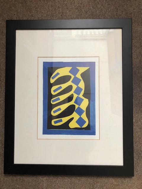 Six (6) Matisse Cut-Outs.: Title: Six (6) Matisse Cut-Outs. Description: Six (6) Matisse Cut-Outs. 56 x 46 cms (frame), 25 x 20 cms (image). Most signed in plate. Generally good condition but also some very