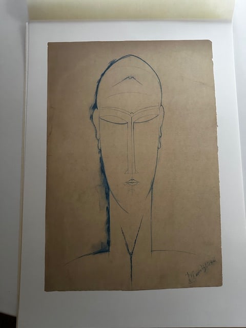 Modigliani. Rare Lithograph 1989 - 2