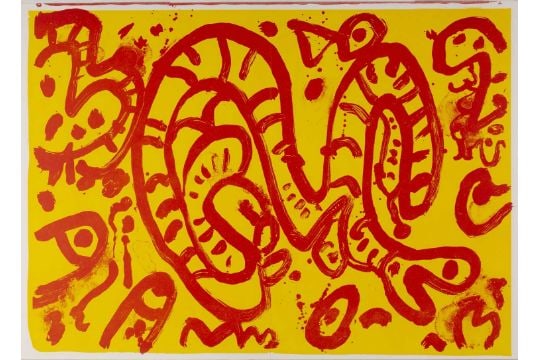 Alan Davie (1920-2014) From 'One Cent Life' By Walasse Ting and Sam Francis. (1 of 1)