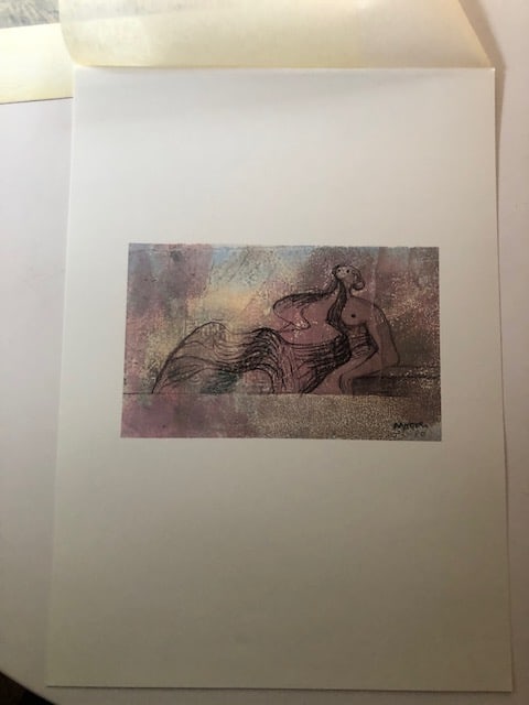 Henry Moore (1898-1986). Rare Lithograph 1983 (1 of 3)