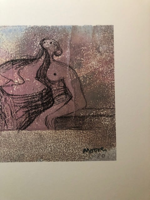 Henry Moore (1898-1986). Rare Lithograph 1983 - 3
